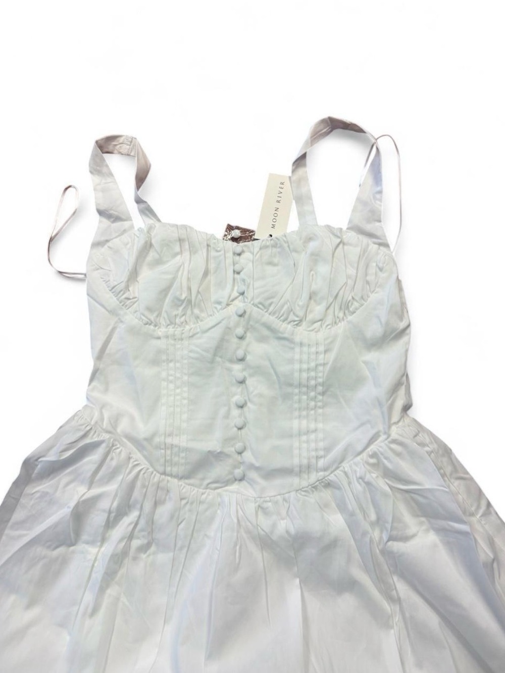 Woman’s Moon River cotton corset style midi-dress